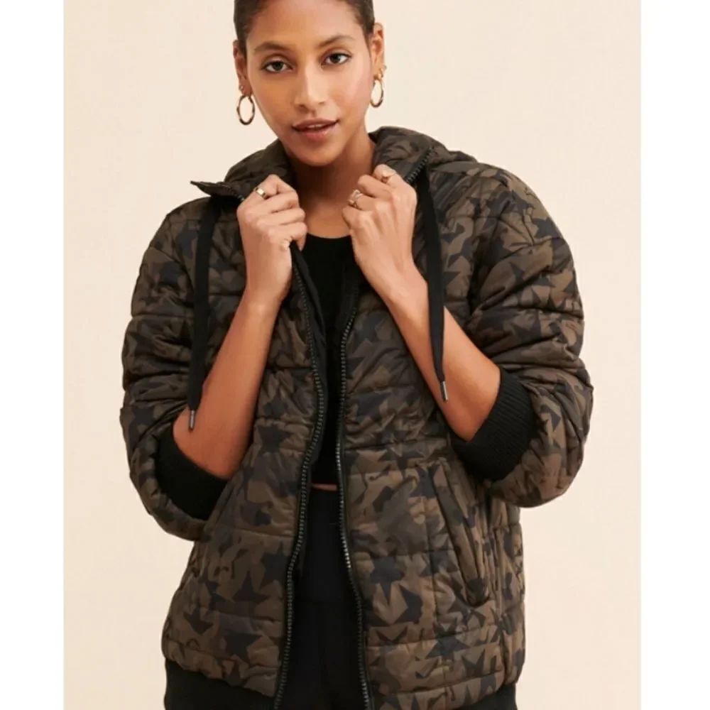 NWT $209 Avec Les Files Camo/Star coat